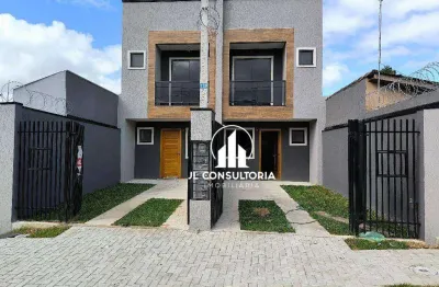 Sobrado à venda, 88 m² por r$ 480.000,00 - sítio cercado - curitiba/pr