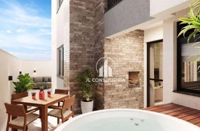 Apartamento garden à venda, 74 m² por r$ 612.000,00 - bairro alto - curitiba/pr