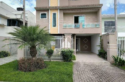 Sobrado à venda, 136 m² por r$ 850.000,00 - cajuru - curitiba/pr