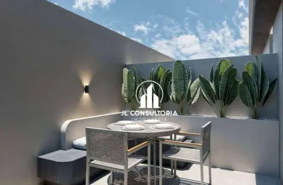 Cobertura duplex com 1 dormitório à venda, 52 m² por r$ 789.900 - mercês - curitiba/pr