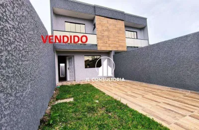 Sobrado com 3 dormitórios à venda, 94 m² por R$ 400.000,00 - Sítio Cercado - Curitiba/PR
