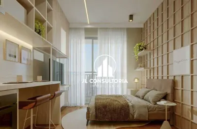Apartamento com 2 dormitórios à venda, 36 m² por r$ 485.957,00 - centro - curitiba/pr