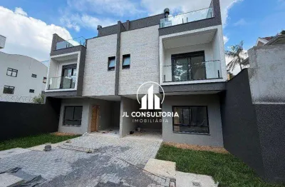 Sobrado com 3 dormitórios à venda, 157 m² por r$ 957.900,00 - água verde - curitiba/pr