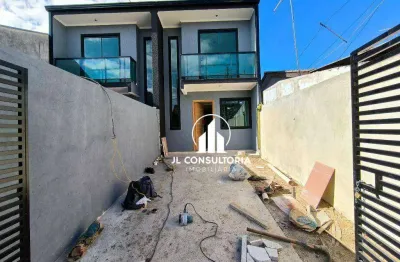 Sobrado com 3 dormitórios à venda, 80 m² por r$ 390.000,00 - tatuquara - curitiba/pr
