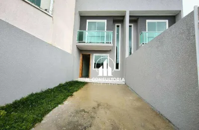 Sobrado com 3 dormitórios à venda, 80 m² por r$ 400.000 - tatuquara - curitiba/pr