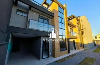 Sobrado com 3 dormitórios à venda, 142 m² por r$ 689.999 - pinheirinho - curitiba/pr
