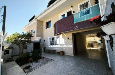 Sobrado com 4 dormitórios à venda, 182 m² por r$ 870.000 - novo mundo - curitiba/pr
