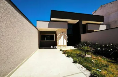 Casa com 3 dormitórios à venda, 90 m² por r$ 680.000 - gralha azul - fazenda rio grande/pr