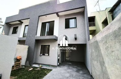 Sobrado com 3 dormitórios à venda, 90 m² por r$ 640.000 - sítio cercado - curitiba/pr