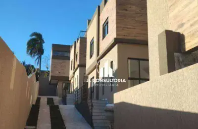 Sobrado com 3 dormitórios à venda, 140 m² por r$ 649.000 - bairro alto - curitiba/pr