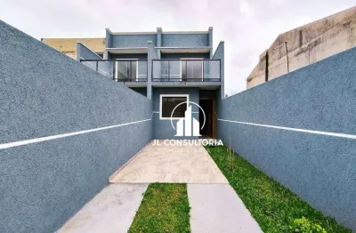 Sobrado com 3 dormitórios à venda, 67 m² por r$ 345.000,00 - ganchinho - curitiba/pr