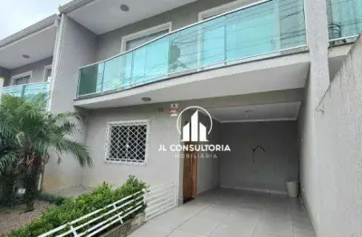 Sobrado à venda, 100 m² por r$ 720.000,00 - parque da fonte - são josé dos pinhais/pr