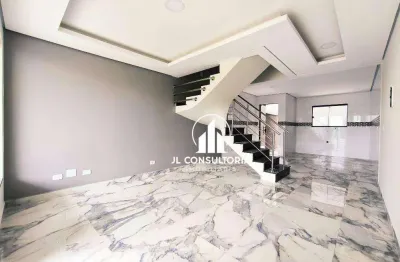 Sobrado com 3 dormitórios à venda, 90 m² por r$ 437.000 - ganchinho - curitiba/pr