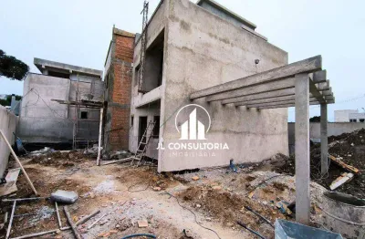 Sobrado com 3 dormitórios à venda, 140 m² por r$ 800.000 - capão raso - curitiba/pr