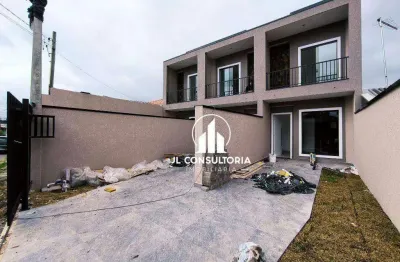 Sobrado com 3 dormitórios à venda, 85 m² por r$ 415.000 - umbará - curitiba/pr