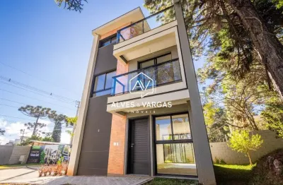 Casa em condomínio fechado com 3 quartos à venda na estrada guilherme weigert, 424, santa cândida, curitiba por r$ 1.034.461
