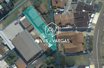 Terreno à venda na alberto edart, 130, atuba, curitiba, 528 m2 por r$ 750.000