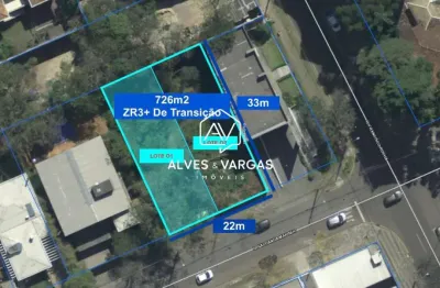 Terreno à venda na rua saldanha marinho, 2280, bigorrilho, curitiba, 726 m2 por r$ 4.500.000