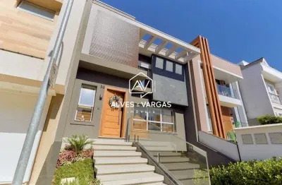 Casa em condomínio fechado com 3 quartos à venda na rua maria luiza bazzani natal, 381, uberaba, curitiba por r$ 2.940.000