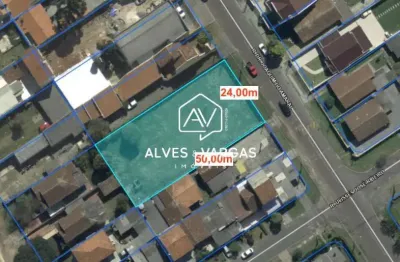 Terreno à venda na doutor joaquim do amaral, 1150, jardim das américas, curitiba, 1200 m2