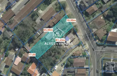 Terreno à venda na rua primeiro ministro brochado da rocha, 211, pilarzinho, curitiba, 1075 m2 por r$ 1.300.000