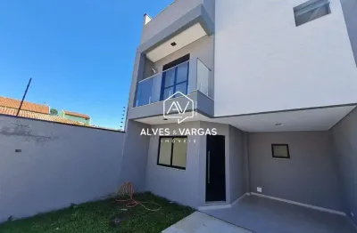 Casa em condomínio fechado com 3 quartos à venda na rua sargento tadeu czocher, 139, uberaba, curitiba por r$ 649.900