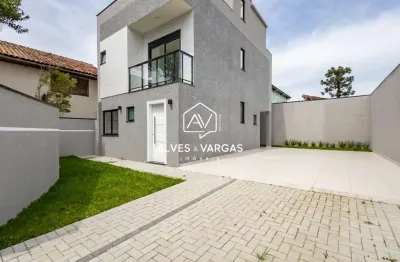 Casa em condomínio fechado com 3 quartos à venda na doutor joaquim amaral, 1302, jardim das américas, curitiba por r$ 850.000