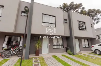 Casa em condomínio fechado com 3 quartos à venda na rua theodoro makiolka, 2875, santa cândida, curitiba por r$ 794.900