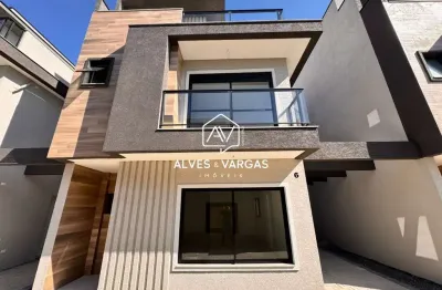 Casa em condomínio fechado com 3 quartos à venda na rua doutor euzébio de oliveira, 254, uberaba, curitiba por r$ 739.000