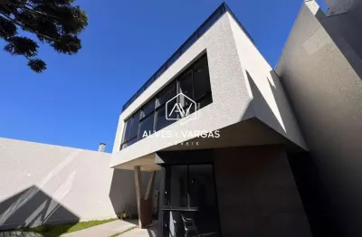 Casa em condomínio fechado com 3 quartos à venda na rua general ary duarte nunes, 519, uberaba, curitiba por r$ 1.080.000