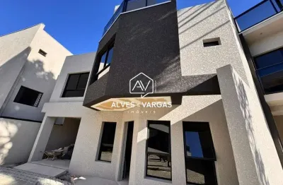 Casa em condomínio fechado com 3 quartos à venda na rua general ary duarte nunes, 519, uberaba, curitiba por r$ 980.000