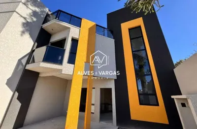 Casa em condomínio fechado com 3 quartos à venda na rua general ary duarte nunes, 519, uberaba, curitiba por r$ 980.000