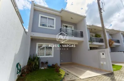 Casa em condomínio fechado com 3 quartos à venda na rua salomão elias feder, 121, uberaba, curitiba por r$ 545.000