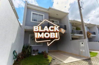 Casa em condomínio fechado com 3 quartos à venda na rua salomão elias feder, 121, uberaba, curitiba por r$ 525.000