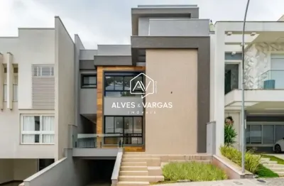 Casa em condomínio fechado com 3 quartos à venda na rua maria luiza bazzani natal, 381, uberaba, curitiba por r$ 2.880.000