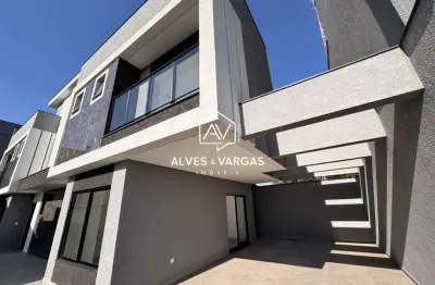 Casa em condomínio fechado com 3 quartos à venda na rua miguel tschannerl, 121, vista alegre, curitiba por r$ 1.090.000