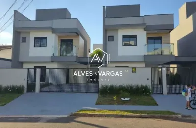 Casa com 3 quartos à venda na rua joão batista follador, 30, afonso pena, são josé dos pinhais por r$ 899.000