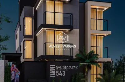 Apartamento com 1 quarto à venda na rua governador jorge lacerda, 543, guabirotuba, curitiba por r$ 294.499