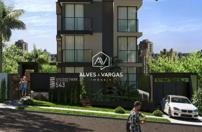 Apartamento com 1 quarto à venda na rua governador jorge lacerda, 543, guabirotuba, curitiba por r$ 264.718