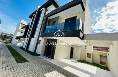 Casa em condomínio fechado com 3 quartos à venda na rua jorge de poli, 113, xaxim, curitiba por r$ 900.000