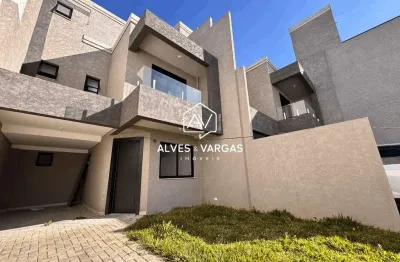 Casa em condomínio fechado com 3 quartos à venda na rua alberto heyn, 254, uberaba, curitiba por r$ 590.000