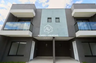 Casa em condomínio fechado com 3 quartos à venda na rua mário bueno sobrinho, 57, uberaba, curitiba por r$ 625.000