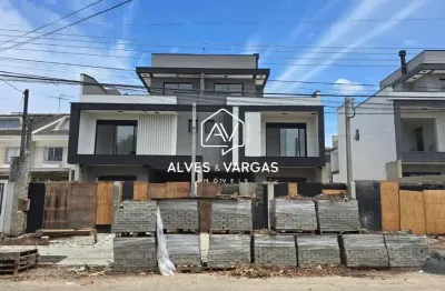 Casa em condomínio fechado com 3 quartos à venda na rua coronel francisco de paula moura brito, 725, bacacheri, curitiba por r$ 990.000