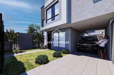 Casa em condomínio fechado com 3 quartos à venda na rua humberto ciccarino, 1197, boqueirão, curitiba por r$ 699.000