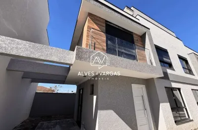 Casa em condomínio fechado com 3 quartos à venda na rua benedito calixto, 182, uberaba, curitiba por r$ 759.850