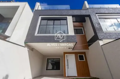 Casa em condomínio fechado com 3 quartos à venda na rua senador roberto glaser, 264, jardim das américas, curitiba por r$ 989.000