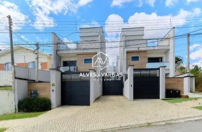 Casa em condomínio fechado com 4 quartos à venda na general severiano da fonseca, 103, uberaba, curitiba por r$ 1.140.000
