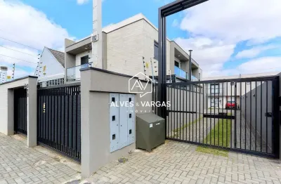 Casa em condomínio fechado com 3 quartos à venda na rua professora maria da glória saldanha loyola, 333, uberaba, curitiba por r$ 789.000