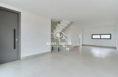 Casa em condomínio fechado com 3 quartos à venda na rua pedro nolasko pizzato, 118, mercês, curitiba por r$ 1.585.000