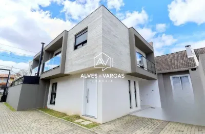Casa em condomínio fechado com 3 quartos à venda na rua professora maria da glória saldanha loyola, 333, uberaba, curitiba por r$ 789.000